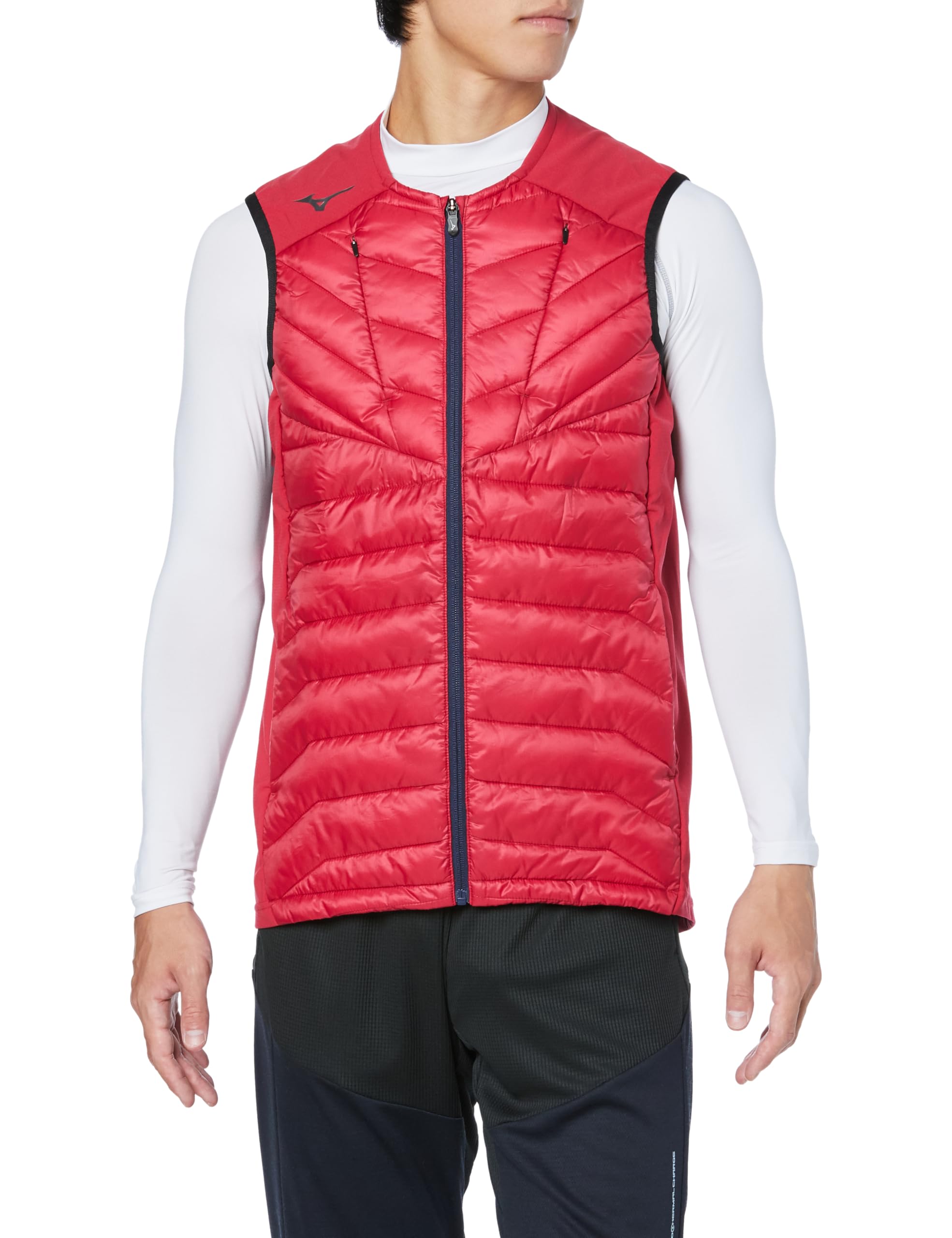 

Mizuno Techfill Hybrid Training Cold Ski Patrol Size XL Vest, Protection, Moisture-Wicking, Heat-Retaining, Washable, 32MEA537, Red,