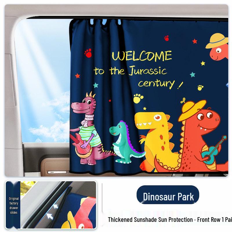 Rear Side Window Sunshade Curtains for Baby & Children - In-Car Sleep Protection
