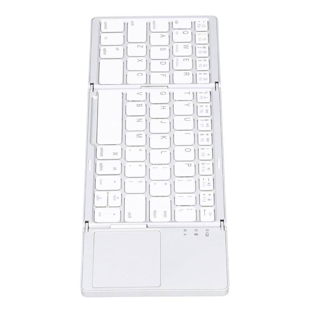 Bluetooth Keyboard Portable Folding DualMode Bluetooth 3.0 Rechargeable Fingerboard with TouchPad