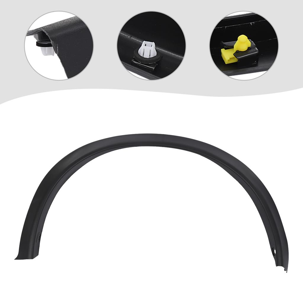 Front Right Fender Arch Cover Trim for Nissan Juke 2011-2017, Plastic Replacement Wheel Liner Splash Guard, Front Passenger Side