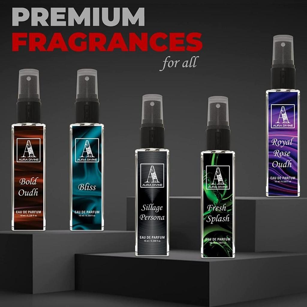 Aura Divine EDP Supreme Quality Perfume for Men & Women, Intimate Moment Enhancer, Long Lasting Scent, Travel Friendly, Best Gift Option, 50ml