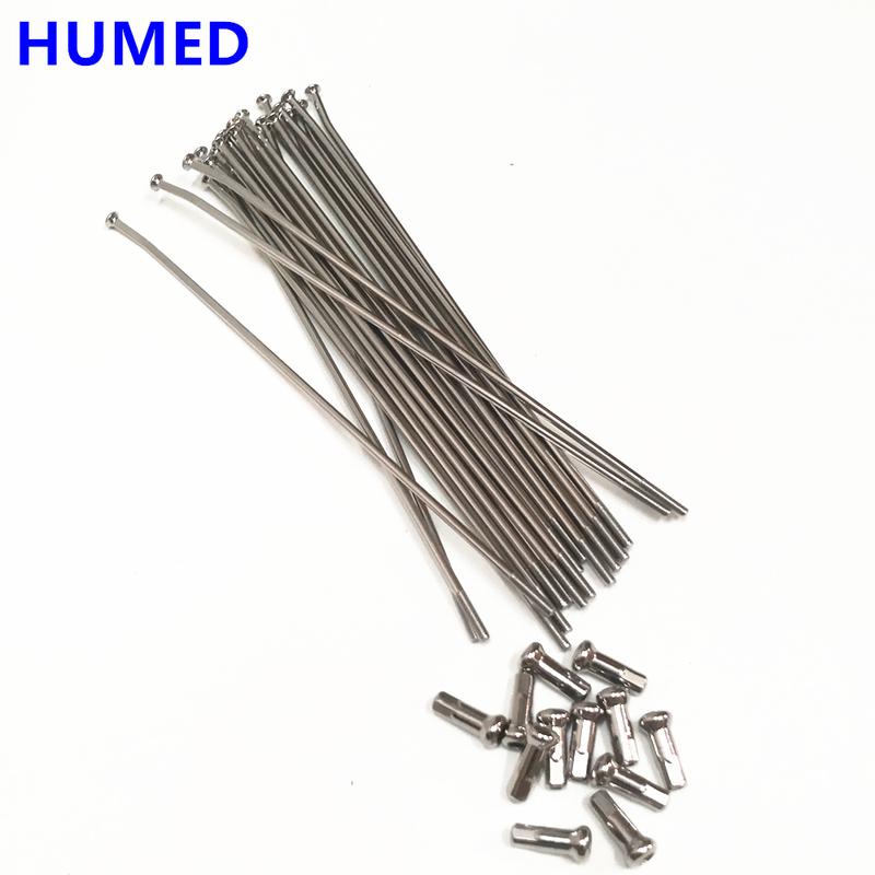 10G Diameter 3.18mm Stainless Steel Motorcycles Wheel Spokes Wire Circle Nipples 18 19 21 inch Motorcycle Spokes accessories 185mm
