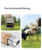 Mountain Outdoor Portable Folding Aluminum Camping Chair & Fishing Stool
