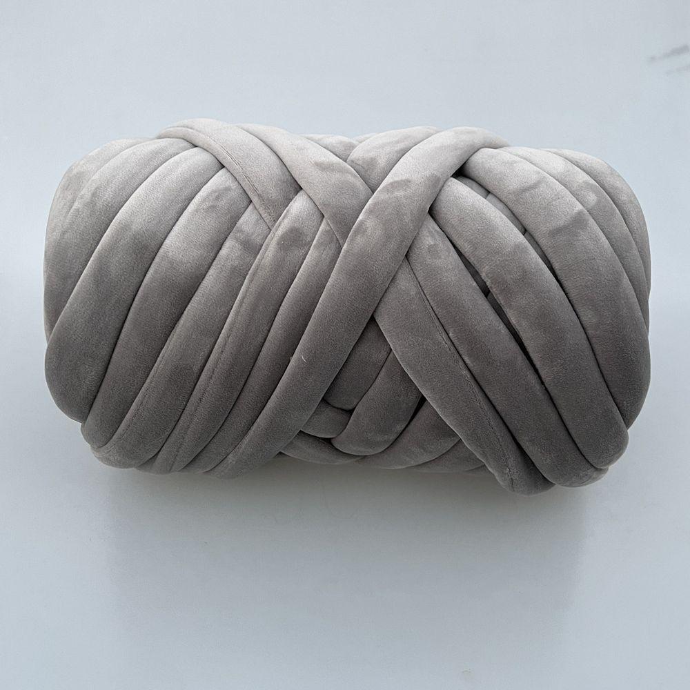 DIY Crystal Velvet Core-Filled Yarn: 3cm Thick Handmade Wool Blanket, Fabric Strip, Pillow, Cat Bed Yarn