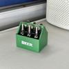 Plastic Beer Box Shape Beverage Opener Dozen Of Beer Box Shape Magnetic Refrigerator Sticker  Bar