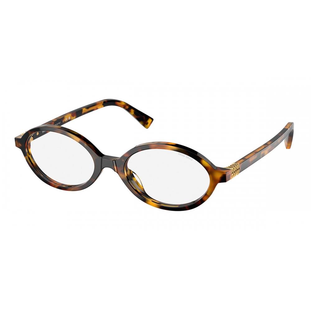 

Miu Miu Mu04zs Blue Light Block Vau08n Women Eyeglasses Honey Tortoise/50