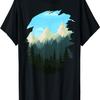 Mountain, Nature Trees and Forest T-Shirt(2)