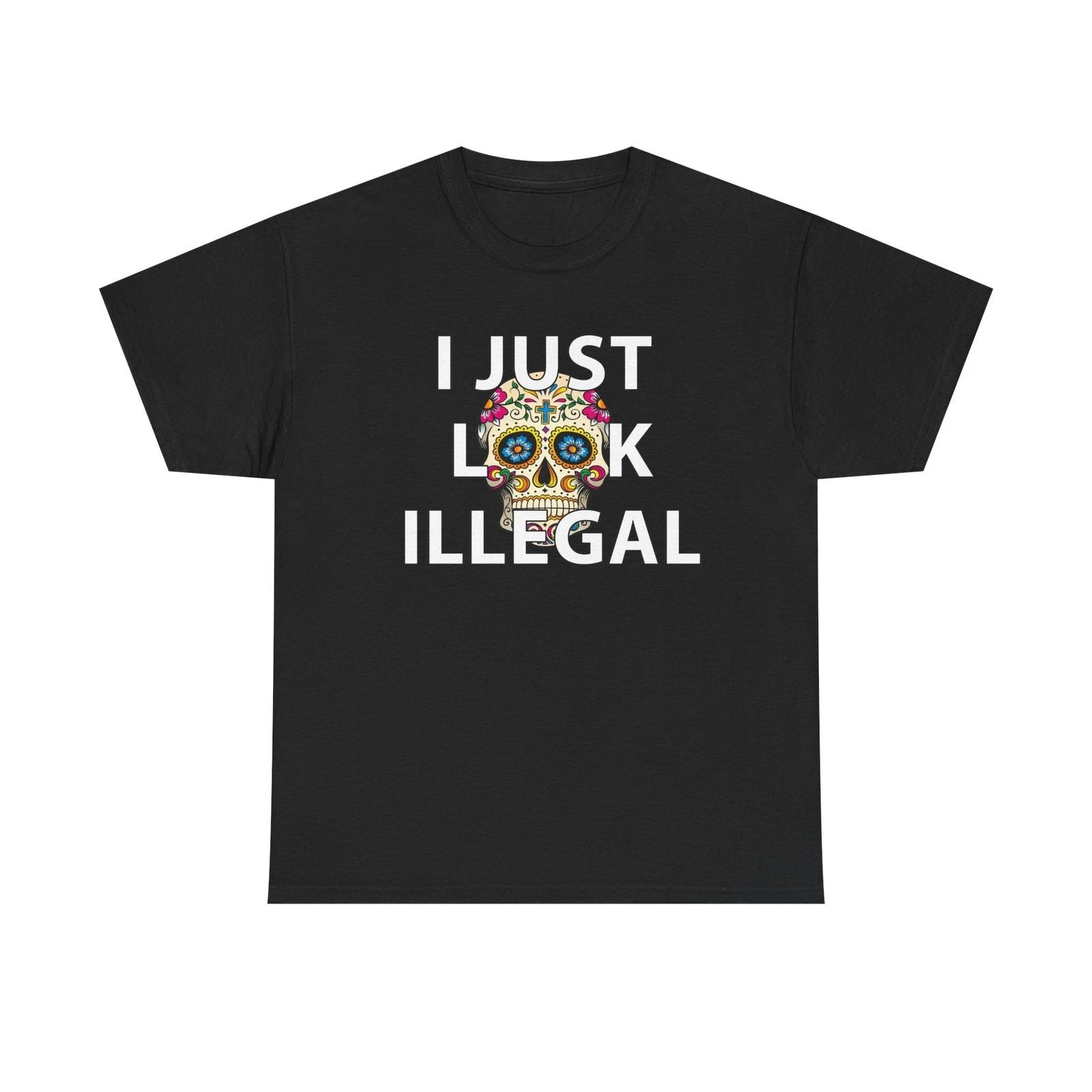 I Just Look Illegal motorcycle graphic tee | T-Shirt S