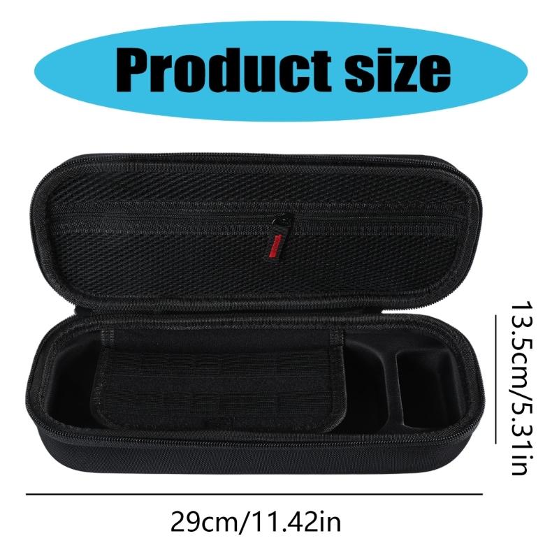 Portable Storage Solution Scratch-resist Organiser Case PU Leather Travel Storage Bag for WIN4 Game Console