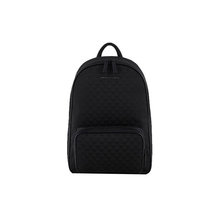 

Emporio Armani Vintage Casual Commuter Eagle Logo Zipper Cotton Backpack Men backpack Black Y4O315-Y022V-81336 Black