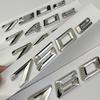 Car Trunk Words Letters Logo Badge Emblem Decals Sticker For BMW 7 Series 730e 740e 745e 750e 760e F01 F02 G11 G12 car seicker B1