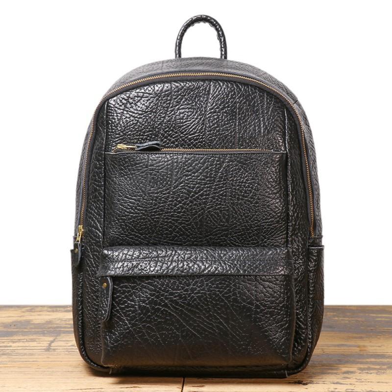 Leather Men s Business Travel Backpack Personalized Wild Cowhide Large Capacity Multifunctional Computer Bag
