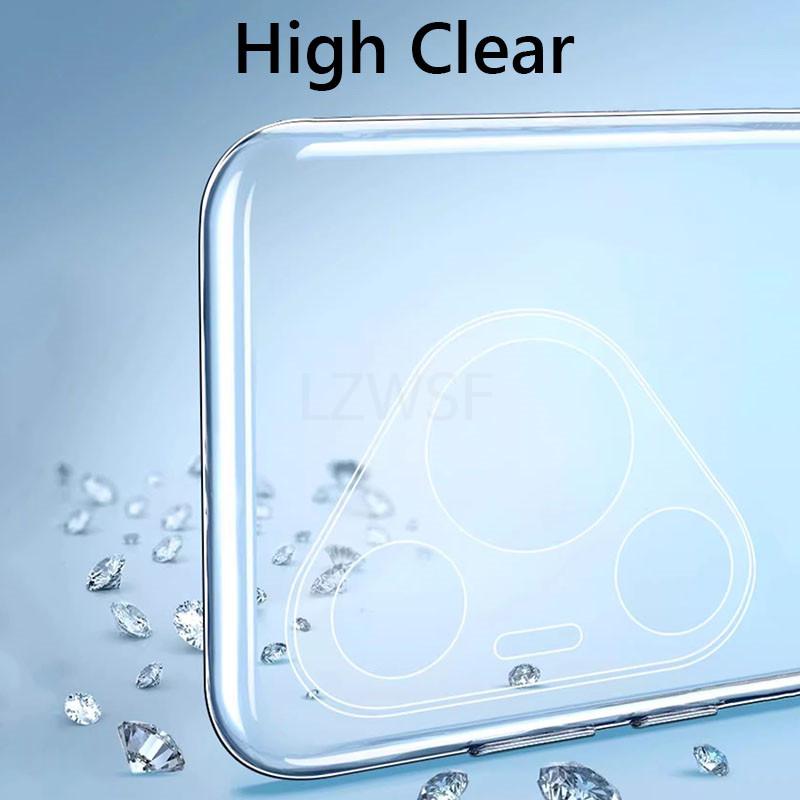 Simple Slim Soft TPU Clear Transparent Phone Case On For Huawei Pura 70 Pro Plus Pura70 Pro+ Cover Fundas Capa