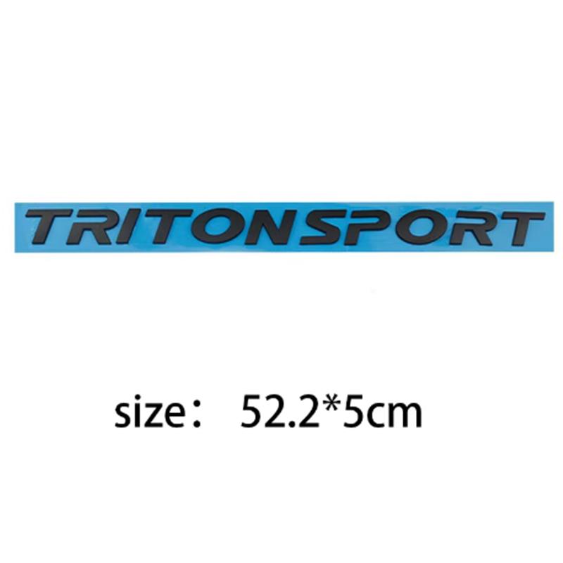 TRITONSPORT ABS Letter Car Stickers Label for Mitsubishi TRITON SPORT Body with Modified Accessories Decoration Suitcase Sticker
