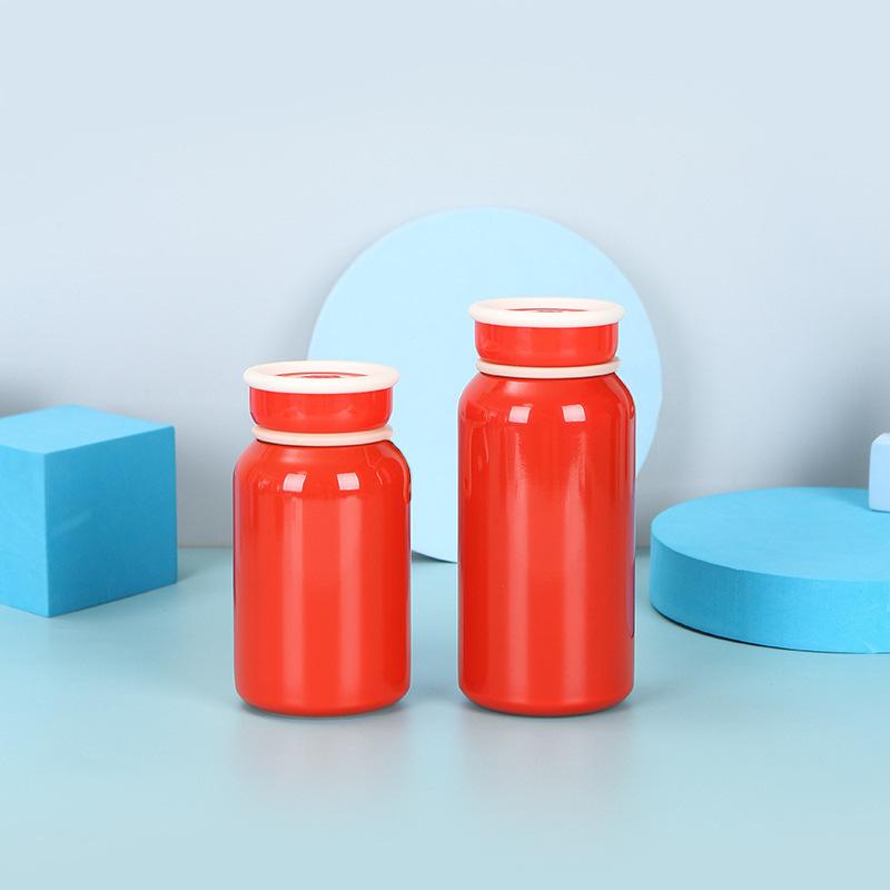 New Cute Cartoon Dog Milk Cup High Appearance Level Girl Stainless Steel Thermos Cup Portable Accompanying Cup