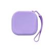 Simple Silicone Cosmetic Bag With Wrist Strap Waterproof Storage Bag Dustproof Zipper Toiletry Bag Outdoor