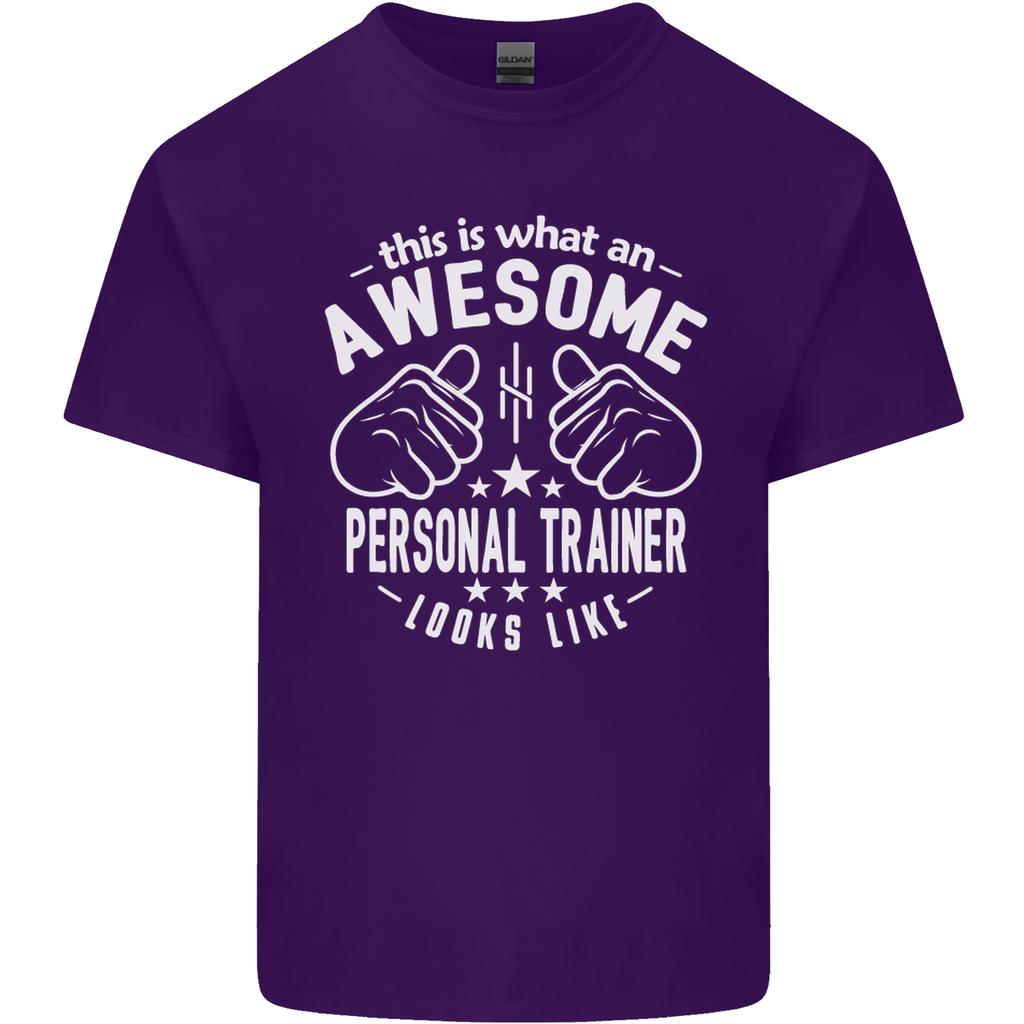 An Awesome Personal Trainer Looks Like Unisexs Light Cotton TShirt