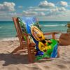 Custom Name Ultra-Soft Beach Towel with Maya the Bee Theme,Ideal for Pool - Camping, Diving - Perfect Travel Essential, Vibrant Beach Towel.