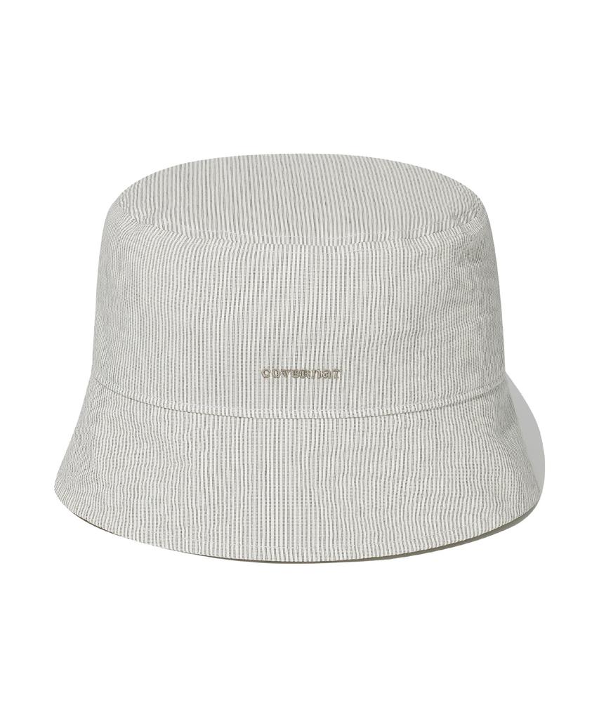 COVERNAT WOMAN Clover Heart Stripe Bucket Hat Stripe