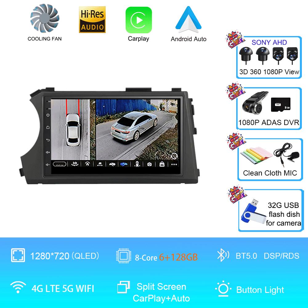 Car Radio Android 14 HD 7inch Touch Screen Multimedia For SSangyong Actyon Kyron Video Player Navigation GPS Carplay Head Unit