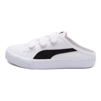 Bari Mule Versatile Comfortable Lightweight Casual Durable Low-Top Skate Shoes Women Shoes White Black 394289-04