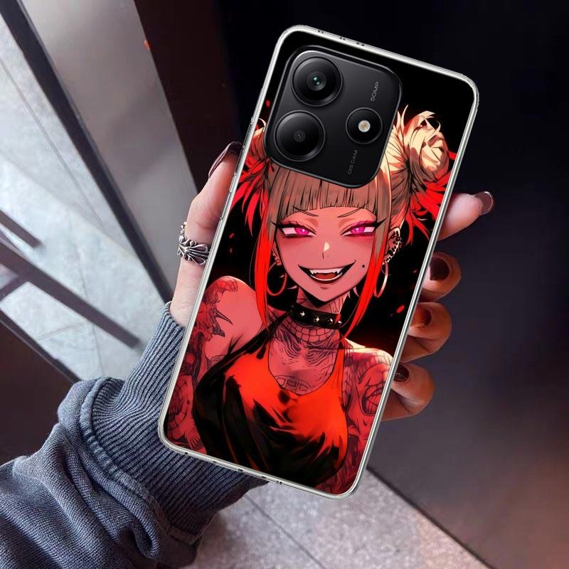 Himiko Toga My Hero Phone Case For Xiaomi Redmi Note 10 11 12 13 14 15 Pro Plus 11S 12S 14S 11T 11E 10S Soft TPU Back Cover Redm