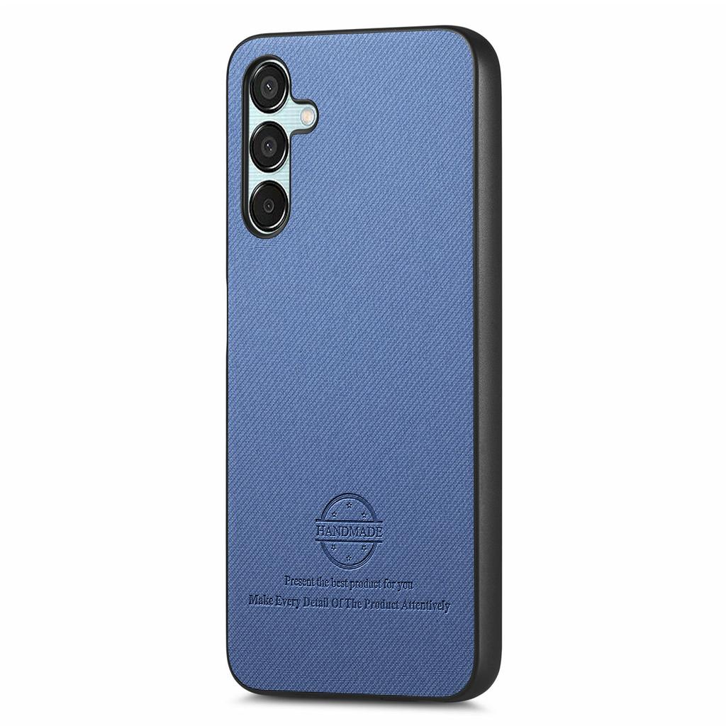 For Samsung Galaxy A56 5G Case Cloth Texture Leather+PC+TPU Anti-Drop Phone Cover