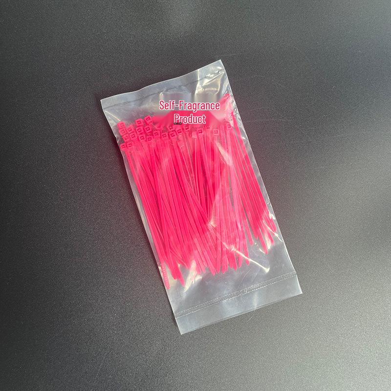 Multi-Color Nylon Zip Ties - 2x100 Pack, Small 2.4mm Wide In Blue, Red, Yellow, Green, Orange, Black, White & Pink