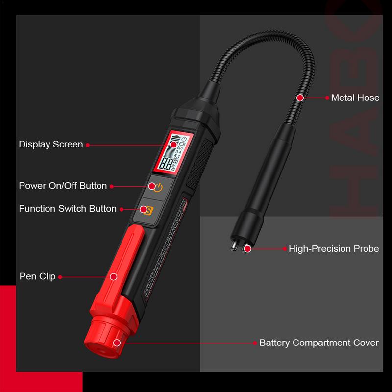 Brake Fluid Detector High Precision Probe Brake Fluid Diagnostic Detector Auto Car Brake Oil Testing Pen Automotive Brake Fluid