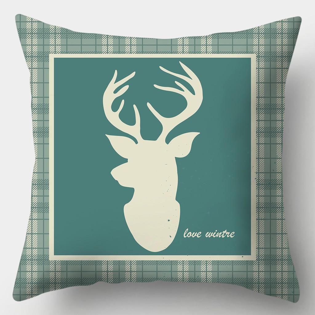 Creative Elk Cushion Covers Deer Pillowcases In the Forest Square Sofa Pillowcases Home Decor Pillowcases