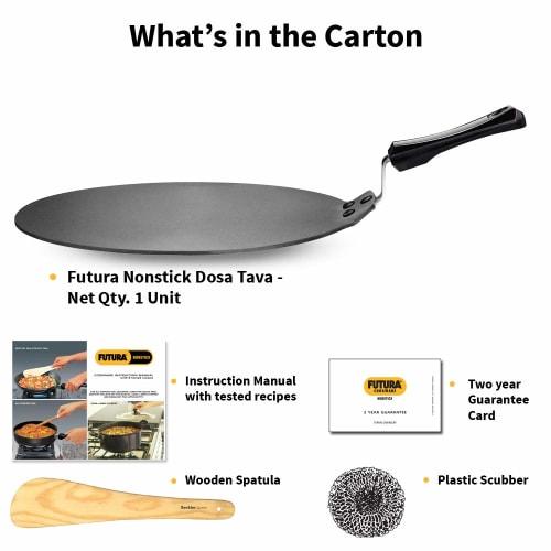 Hawkins/Futura Q41 Nonstick Flat Dosa Tava/Griddle, 13-Inch by Hawkins/Futura