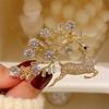 SKEDS High-end Women Men Elegant Exquistie Crystal Deer Badges Pin Classic Shining Boutique Animal Christmas Brooch Corsages