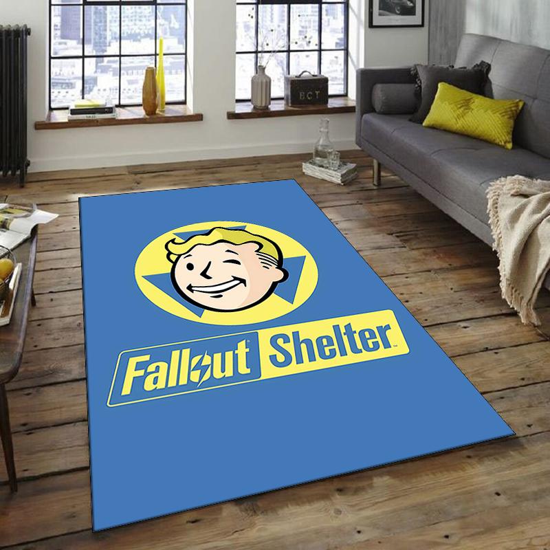 1pc NUKA-BOMBS Fallout1 Design Area Rug - Non-Slip, Soft & Cozy Floor Mat for Living Room, Bedroom, Office - Indoor/Outdoor Decorative Carpet