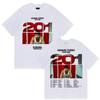 Rapper Manuel Turizo Tour 2025 Graphic T-Shirt Men Women Hip Hop Loose Short Sleeve T Shirt Vintage Plus Size  Tees
