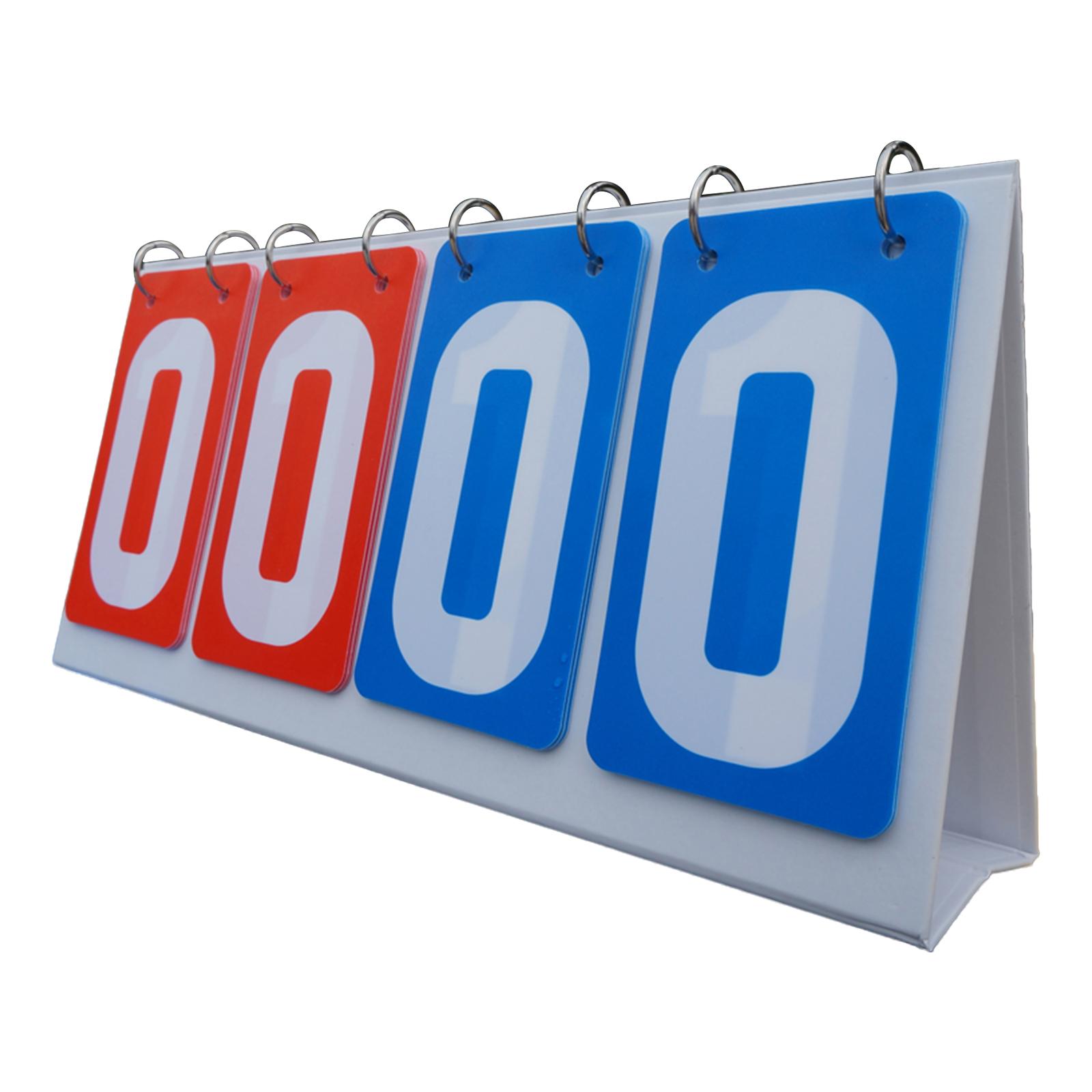 

Tabletops Scoreboard Flippers Sports Competition Score Board MultiSport Score Flip Scoreboard Score Keepers Easily Use красный/синий