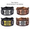 Leather Cuff Bracelet Stylish Jewelry Ornament Wide Bracelets Wristbands Fashion Accessory Wrist Decorations Birthday Gift
