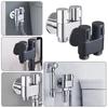 Pistolet pulvérisateur de valve pour toilettes domestiques Support mural Pulvérisateur bidet pour toilettes Double sortie Anti-rouille Valve d'angle pour toilettes Accessoires de salle de bain