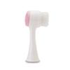 Dual-Sided Silicone Facial Cleansing Brush with Soft Bristles for Gentle Exfoliation and Massage