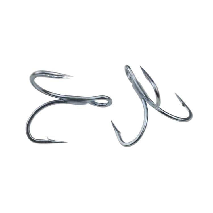 Fishing Hooks Carbon Steel Different Sizes 5 Pcs Per Pack