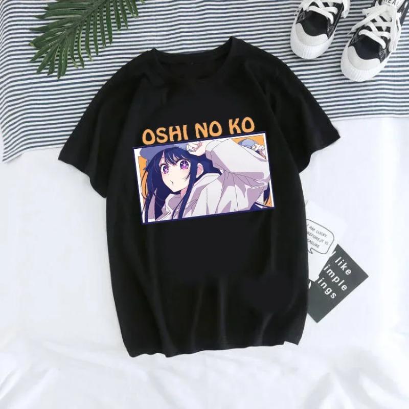Fashion Women T-shirt Manga Anime Oshi No Ko Harajuku Ullzang T Shirt Female Ai Ruby Akane Aquamarine Hoshino Clothes Tops