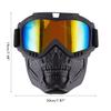 Motorcycle Goggles Face Cover Simple Protective Covers Skull Modeling Cycling Skiing Facial Protector Helmet Fitting