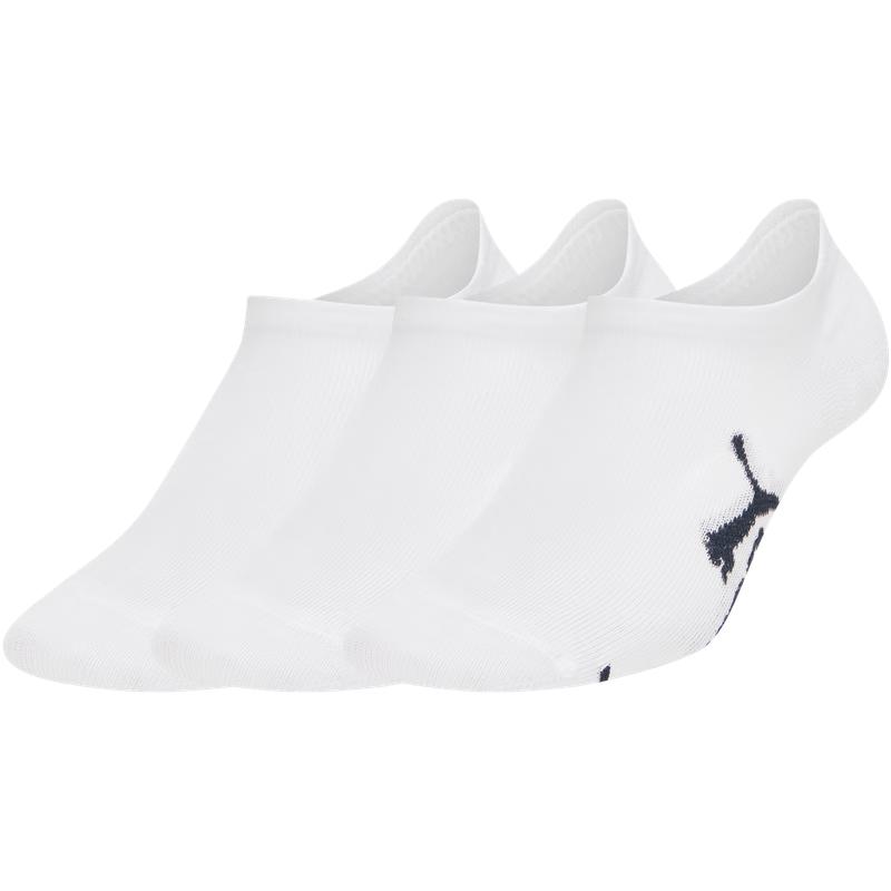 PUMA Unisex No Show Socks 3-Pack 35/38 белый