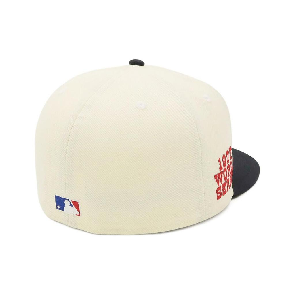 New Era Newera Cap 59FIFTY 70823785 NER35C6581 MLB New York Yankees NY ChromeNavy White SIDE PATCH 2-Tone ONSPOTZ Special Order Men's Women's Hat