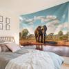 Elephant Mandala Tapestry Wall Hanging Abstract Psychedelic Witchcraft Bohemian Hippie Tapiz Living Room Home Decoration