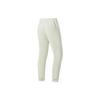 Li Ning Fitness Series Solid Color Fitted Jogger Pants Unisex Pants Cream-White AKLT051-3