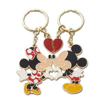 Mickey & Minnie Pair Keychain - Disney Souvenir [Tokyo Disney Resort Exclusive]