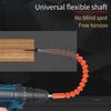 Universal Drill Soft Linked Axis Extension Rod Flexible Bendable Strong Drill Accessory for Enhanced Reach And Control