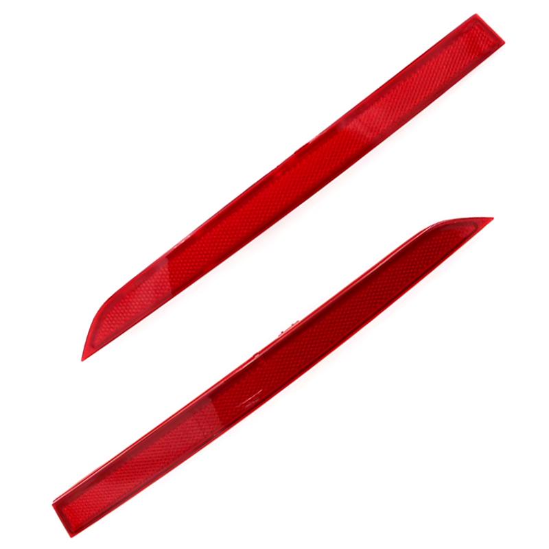 2pc Rear Bumper Reflectors For BMW F30 F31 3-Series Sedan Touring M Sport Aerodynamics package 2012-2017 63147847165 63147847166