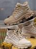 Work Safety Boots Men Winter Steel Toe Shoes Anti-smashing Anti-piercing Industrial Protective Work Safety Shoes