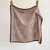 New double-sided silk scarf splicing fashion new versatile neck professional scarf popular recommendation trend